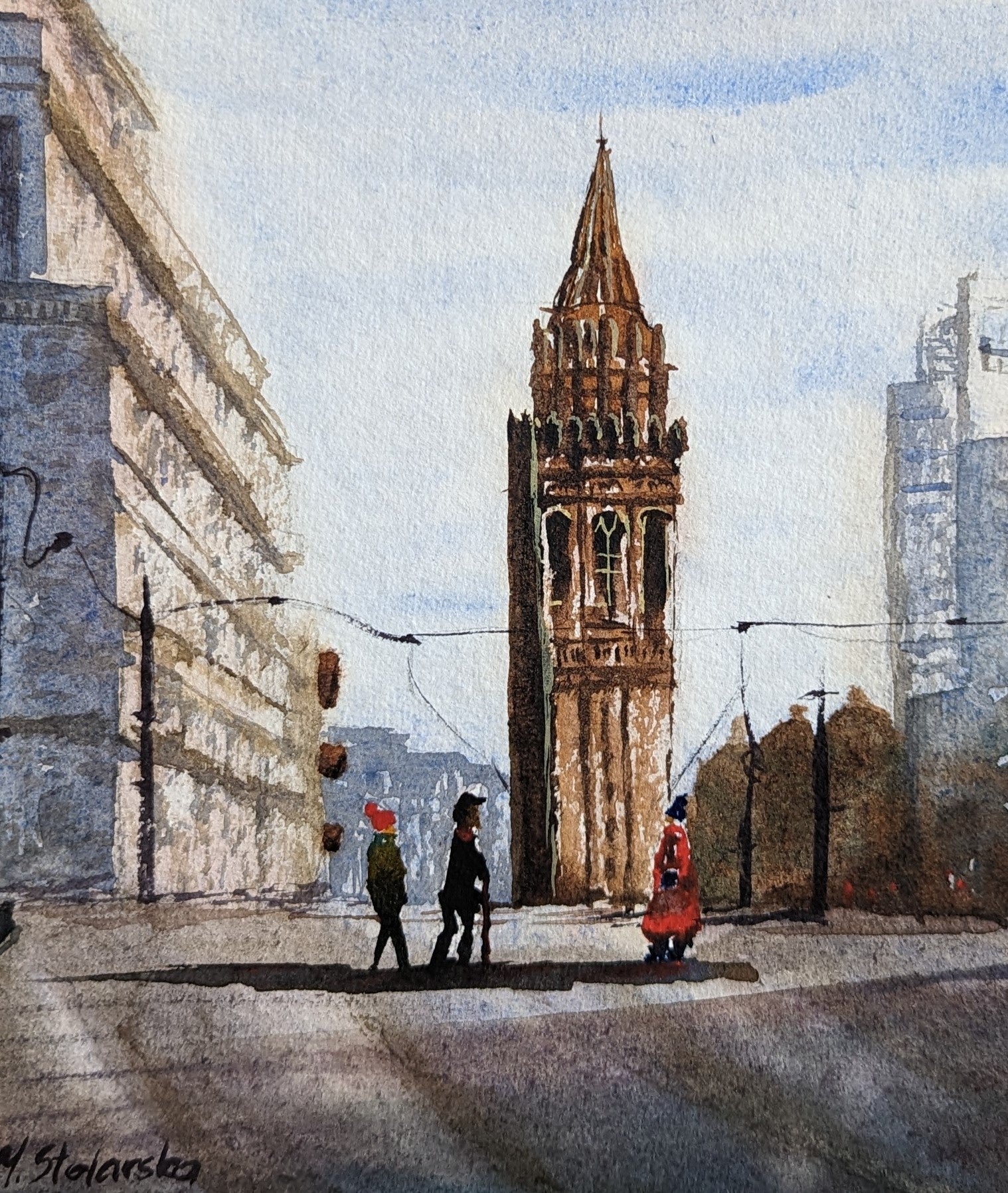 Corporation Street in Winter - Limited Edition Fine Art Print