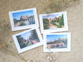 Best of British Castles - Fine Art Greeting Cards - Set 1