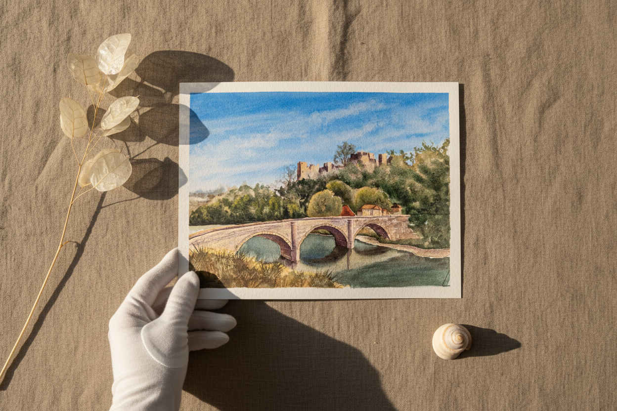 Ludlow Castle Print Banner